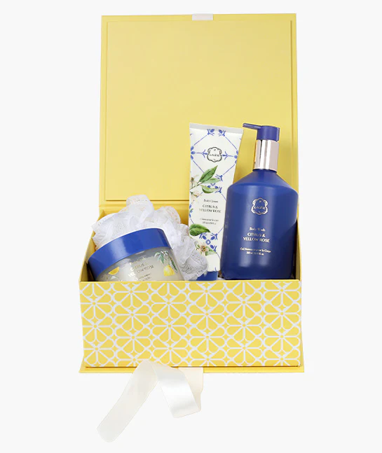 Citrus & Yellow Rose Medium Gift Set - Image 2