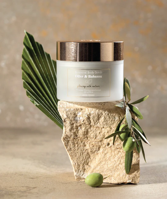 Olive & Babassu Botanical Body Scrub - 250 g - Image 3
