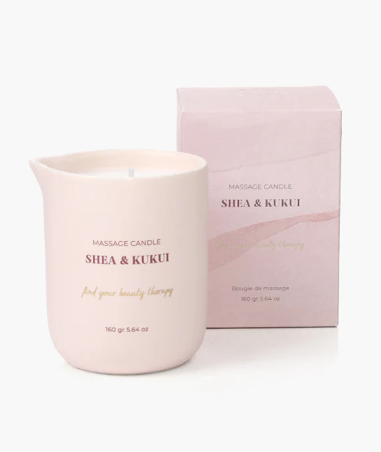 Shea & Kukui Massage Candle - 160 g - Image 2