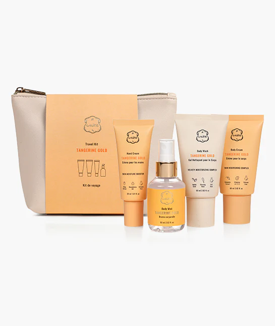 Tangerine Gold Travel Kit