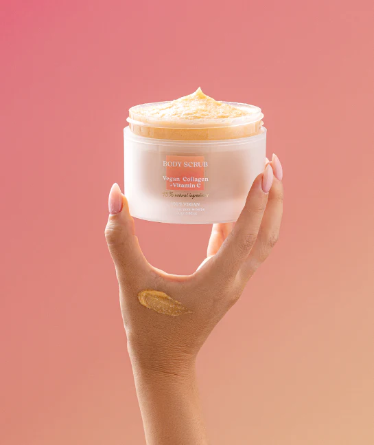 Vegan Collagen & Vitamin C Body Scrub - 250 g - Image 3