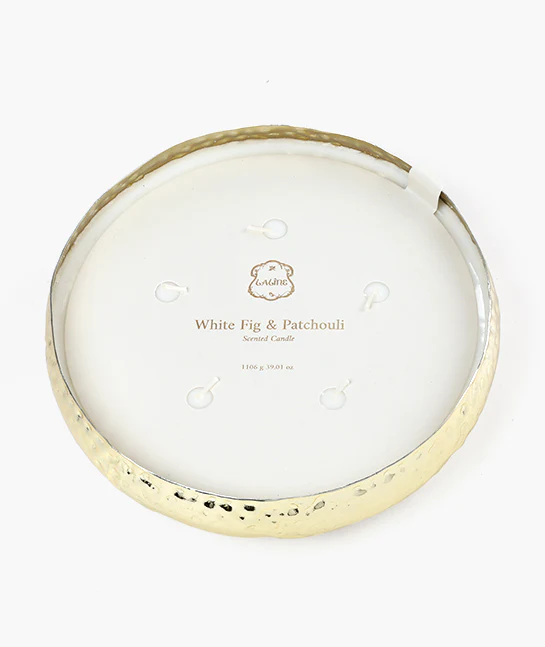 White Fig & Patchouli Scented Candle - 1106 g - Image 2